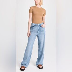 Good American Weightless Wide Leg Tencel Skater Baggy Fit Size 29/8